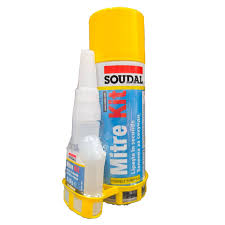 Kit adeziv rapid bicomponent, adeziv 50g + activator 200ml Soudal