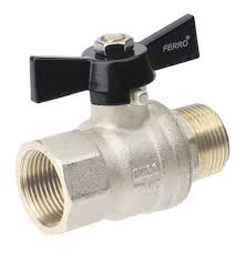 Robinet bila 1/2" I-E fluture PN40 kmh11 Ferro
