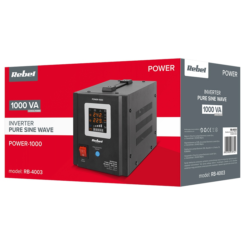 UPS centrale termice SINUS PUR 1000VA 700W 12V Rebel