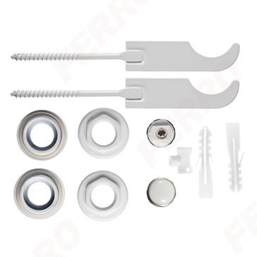 Kit radiator aluminiu - 2 suporti zgg2b Ferro