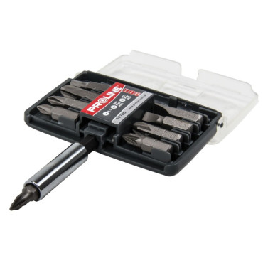 Set varfuri in cutie maner (PH,PZ,NEG) 1/4" - 10p. Proline