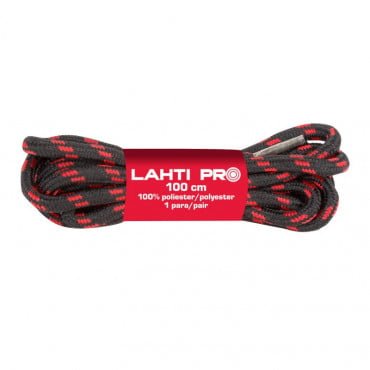 SIRET POLIESTER / NEGRU-GRI - 120CM, 10/SET Lahti Pro