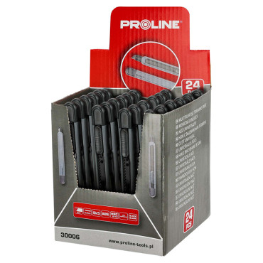 Cutter cu ghidaj si lama SK5-brun - 9mm Proline