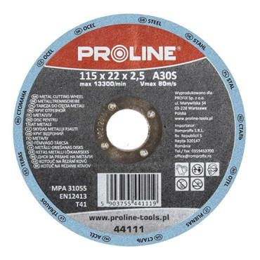 Disc debitare metal extra dur 125x1.0mm / A60S Proline
