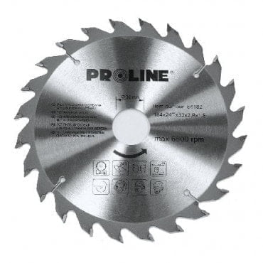 DISC CIRCULAR PENTRU LEMN CU DINTI VIDIA 140MM / 24D. Proline