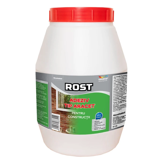 Aracet pentru constructii, interior/exterior alb, 4l Rost