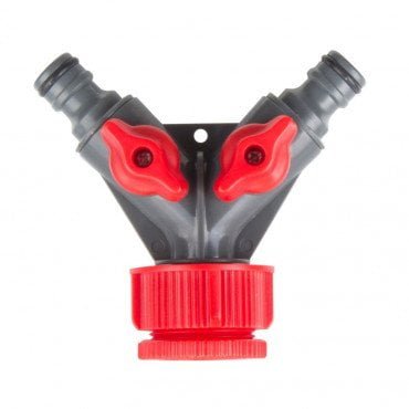 [99243] Conector distribuitor cu 2 robineti 1" - 3/4" / blister Proline