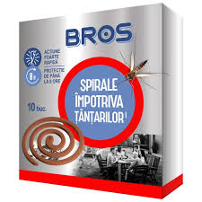 Insecticid spirale impotriva tantarilor Bros, 10 buc