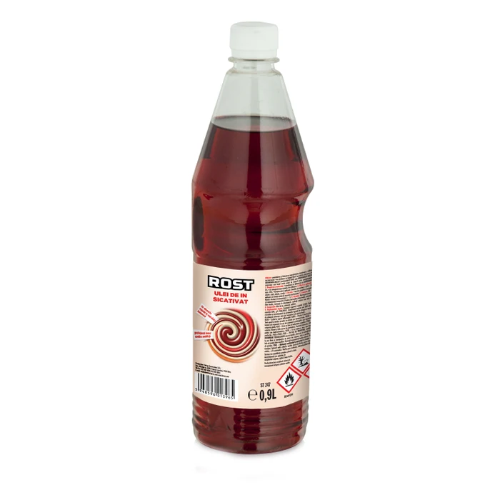 [91263] Ulei de in sicativat pentru lemn, 0.9l Rost
