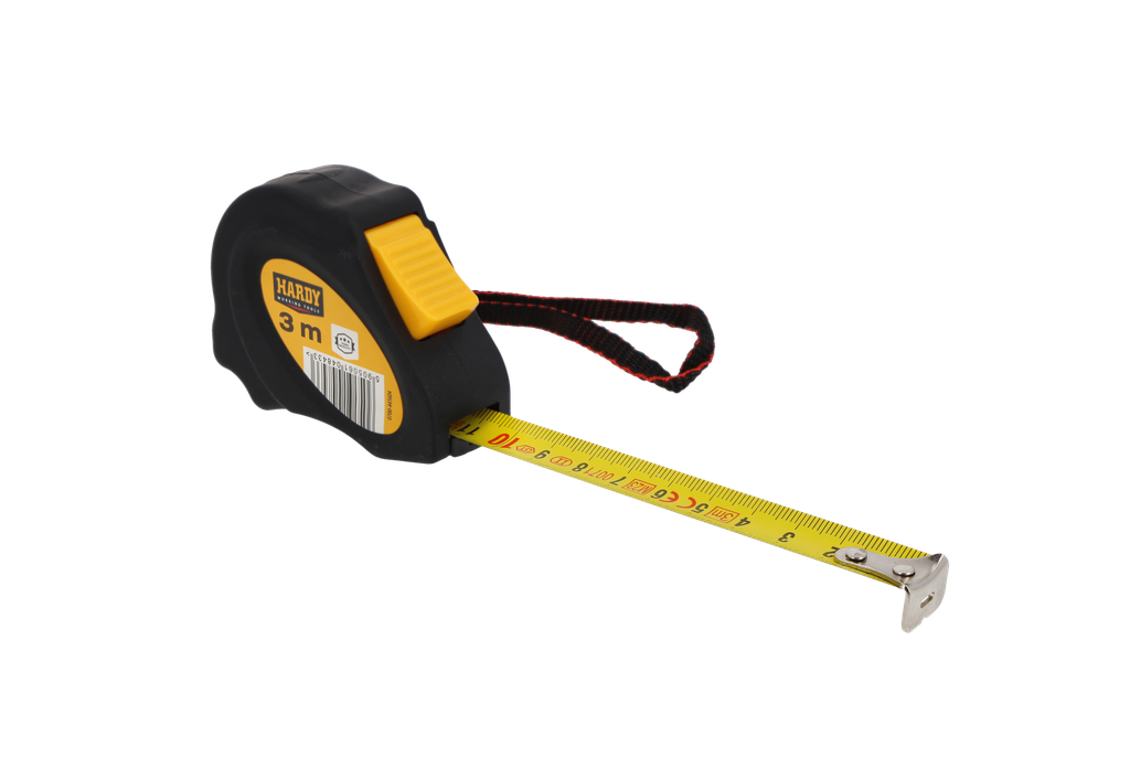 Ruleta profesionala 3m x 16mm Hardex