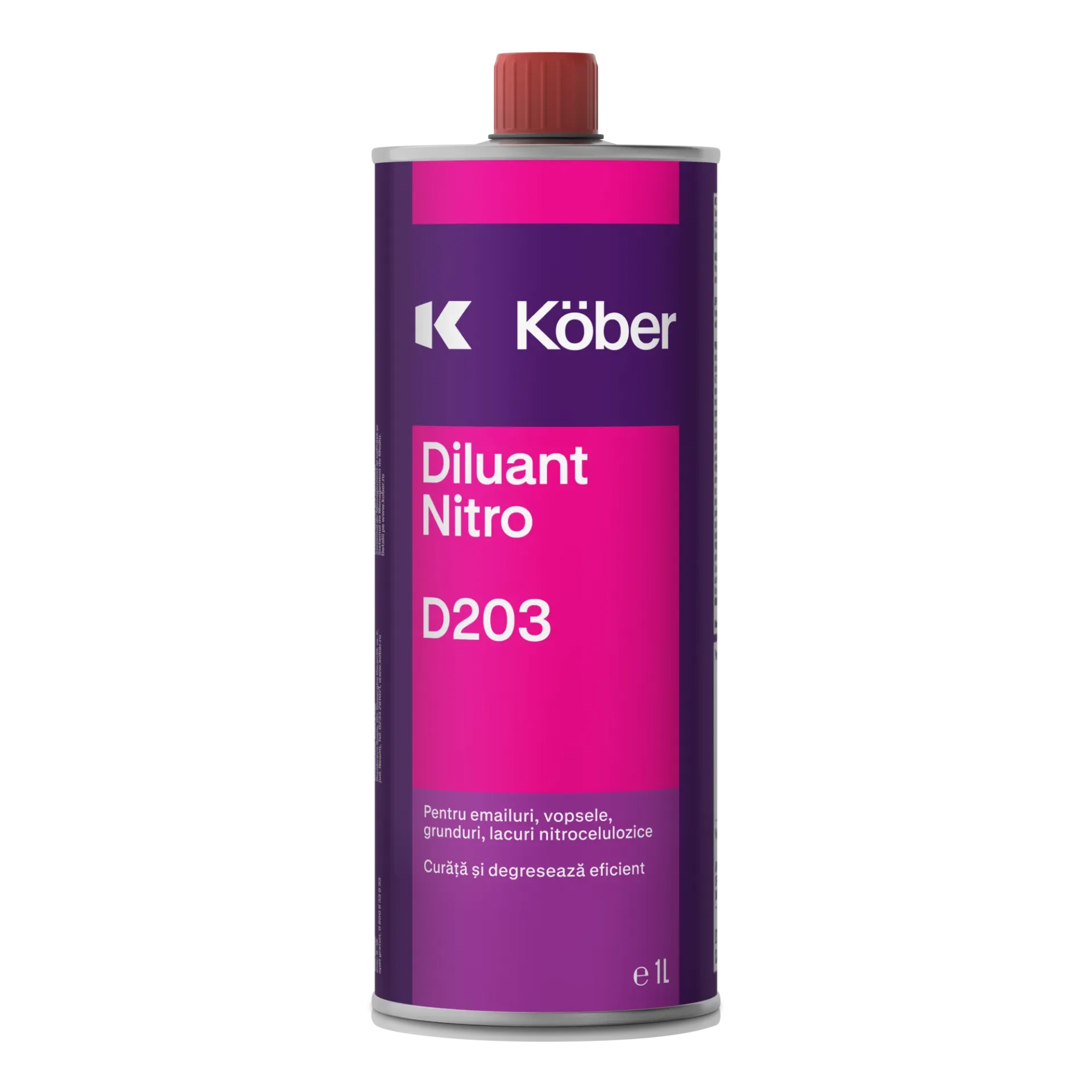 Diluant pentru produse nitrocelulozice, Nitrolac D203, 1l Kober