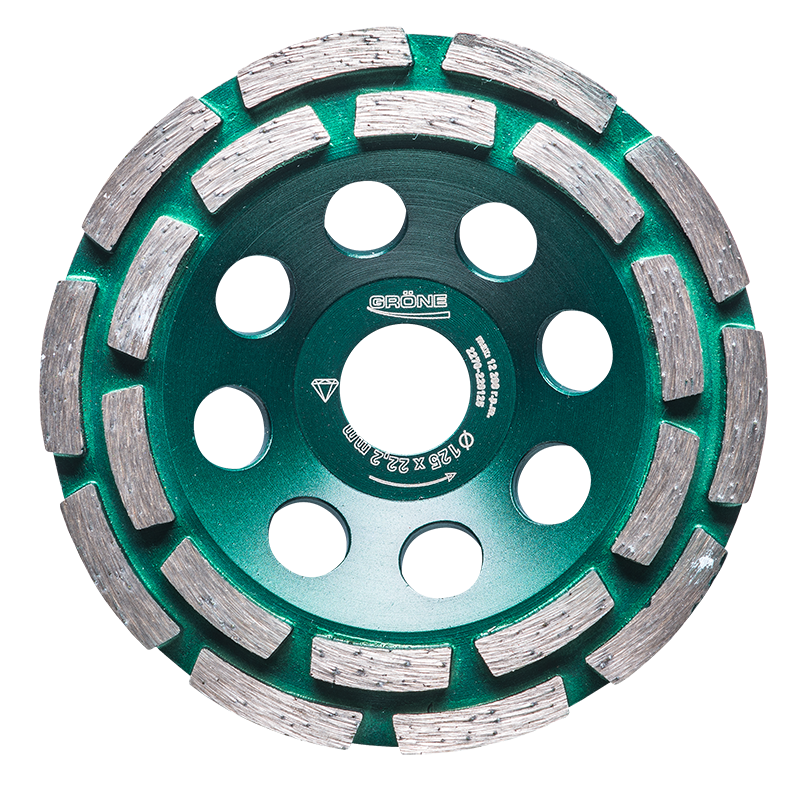 Disc diamantat grone tip oala 125mm Hardex