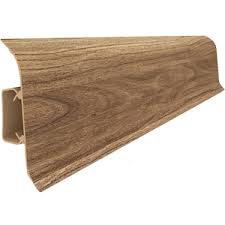 [546p] Plinta parchet PVC cu canal cablu 5,5 cm, Smart Flex, 546 Nuc Grecesc Vox