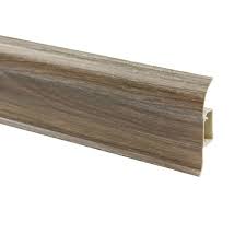 [553p] Plinta parchet PVC cu canal cablu 5,5 cm , Smart Flex, 553 Stejar Argintiu Vox