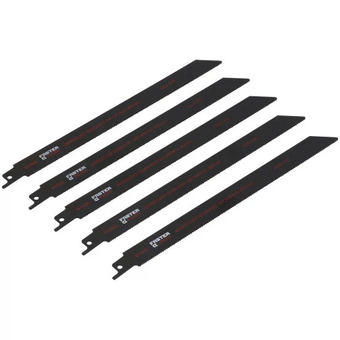 Set panze pentru ferastrau sabie bi-metal 205mm 5buc/set Faster Tools