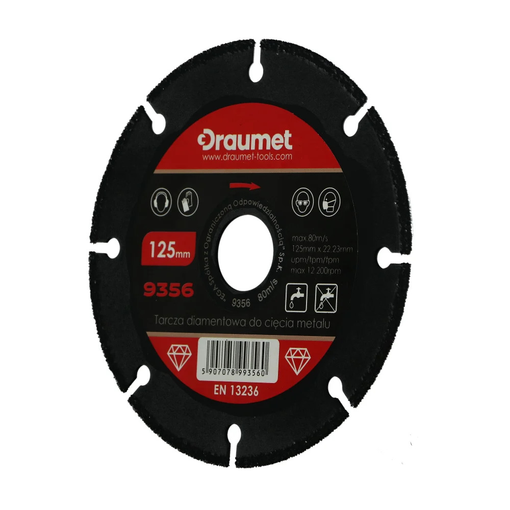 Disc pentru taiere universala multi-materiale profesional 125mm Draumet