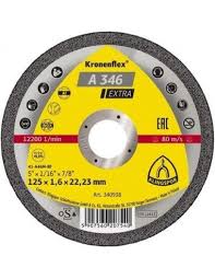 Disc debitare inox si metal A 346 Extra, 125 x 22.23 x 1.6 mm Klingspor