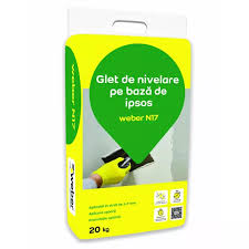 Glet de încărcare-nivelare pe bază de ipsos N17, sac din PE 20kg 54saci/pal Weber