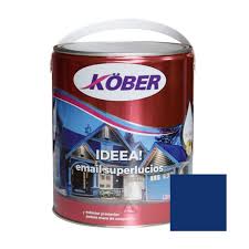 Vopsea alchidica pentru lemn / metal, Kober Ideea, interior / exterior, albstru mediu, 2.5 L