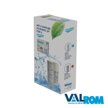 Set 2 cartuse filtrante AquaPUR 10'' PUR2 Valrom