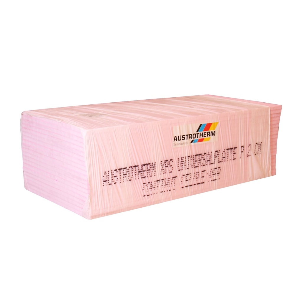 Polistiren extrudat 2cm 0.02x0.6x1.2 15mp/20placi 0.3mc Austrotherm