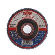 Disc lamelar frontal, pentru otel / inox, Carbochim SFI 115x22mm, granulatie 40
