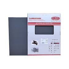 Abrazivi foi 230x280hidro#1200 10foi/set Carbochim, granulatie 1200 suport hartie pentru slefuire, finisare metale in mediu uscat si umed *pret pe foaie