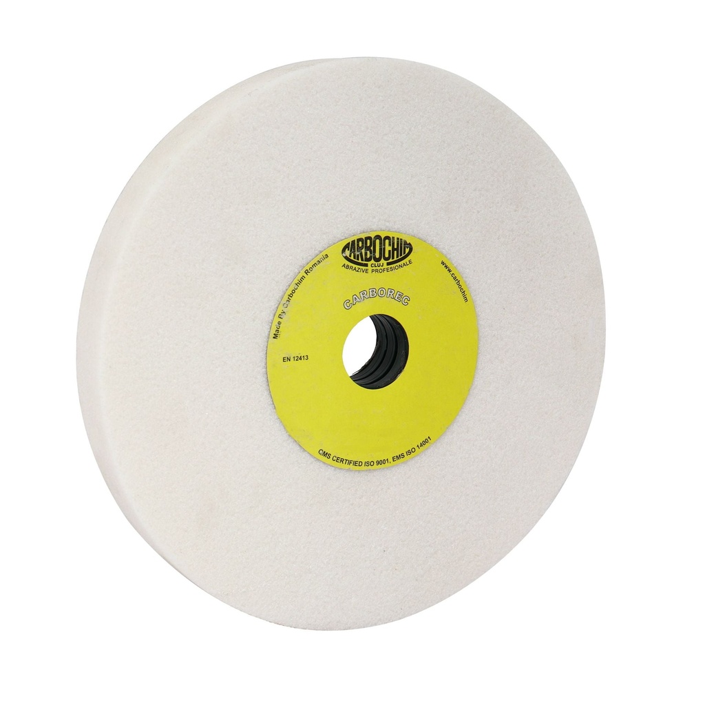 Piatra de polizor, corp abraziv cilindric plan, 300x32x32 33A60M5V2EC cu liant ceramic pentru rectificare, ascutire metale Carbochim