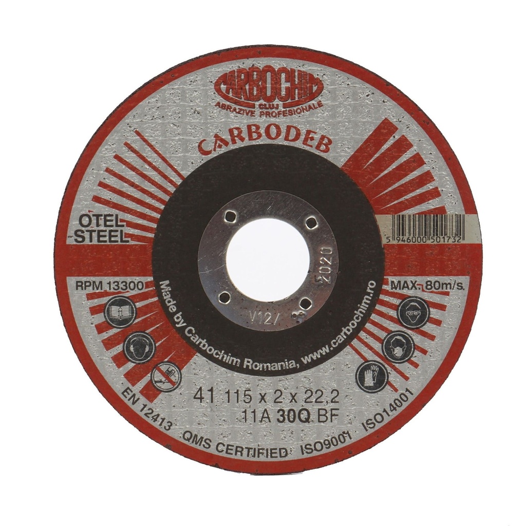 Disc debitare otel 115x2x22.2 11A30 Carbochim