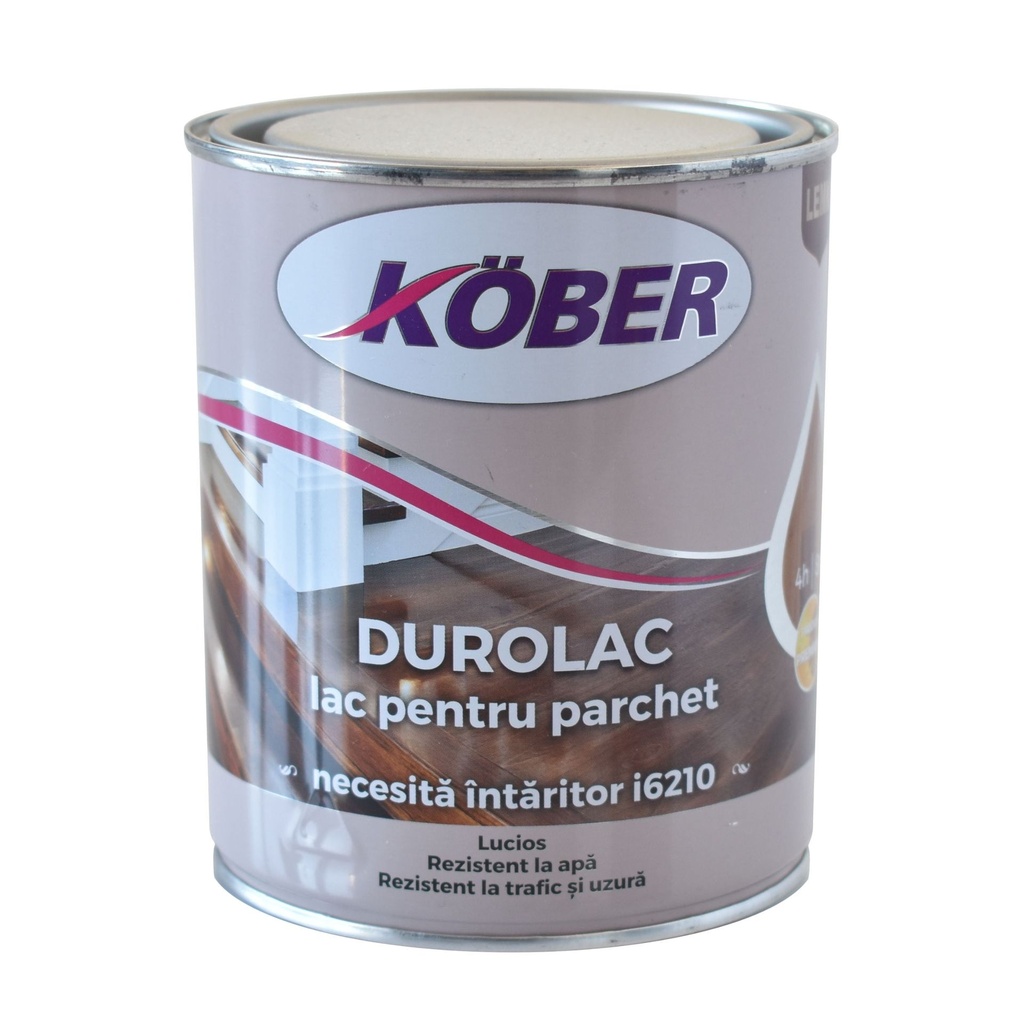 [l5210-2-c0.75l] Lac pentru parchet Kober Durolac, transparent, 0.75 L