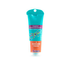 Pigment superconcentrat mandarin SCP4-f70, pentru vopsea lavabila 70ml Kober