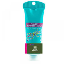 Pigment superconcentrat verde avocado SCP18-f70, pentru vopsea lavabila 30ml Kober