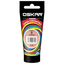 Pigment Oskar D, superconcentrat, caramiziu 9, pentru vopsea lavabila, 30 ml