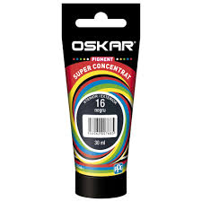 Pigment D, superconcentrat, negru 16, pentru vopsea lavabila, 30ml Oskar 