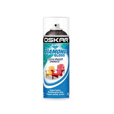 Spray vopsea lemn / metal, Oskar Diamond Gloss, maro ciocolatiu, interior / exterior, 400 ml