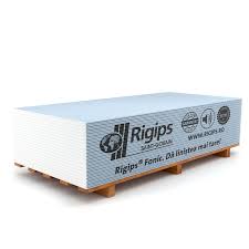 Placa gips carton tip D izolare acustica Fonic 12.5x1200x2600mm Rigips