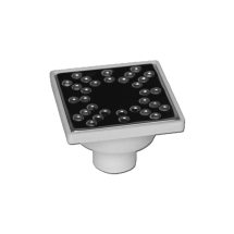 Minisifon pard. PP 1out d. 32 vert. rama100x100 h=38 grat.inox Valrom