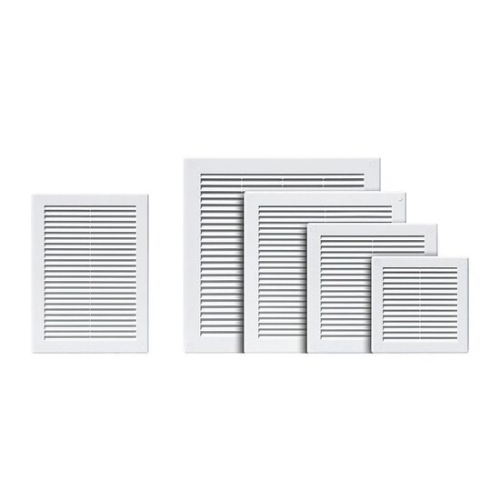 Grilă de aerisire simplă, 150mm x 150mm  Karro