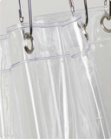 Perdea de Dus Transparenta / D[m]: 1.8x1.8 Evosanitary