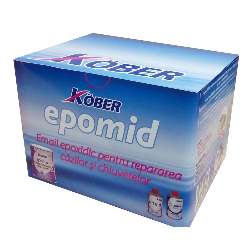 Sistem Epoxi Epomid, interior, alb, 0.375l Kober