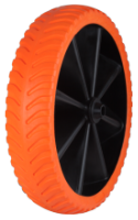 Roata Roaba Poliuretan Slim cu Janta Plastic / M: 4.00/1.00-12; Lb[mm]: 103 Evotools