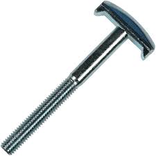 [880] Surub fixare gard, cap T, otel zincat, M8 x 80 mm