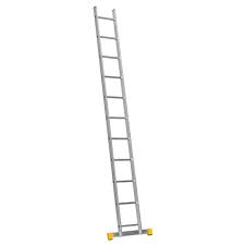 Scara aluminiu, 1x11 trepte, inaltime de lucru 3.91m, 150 kg Alverosal