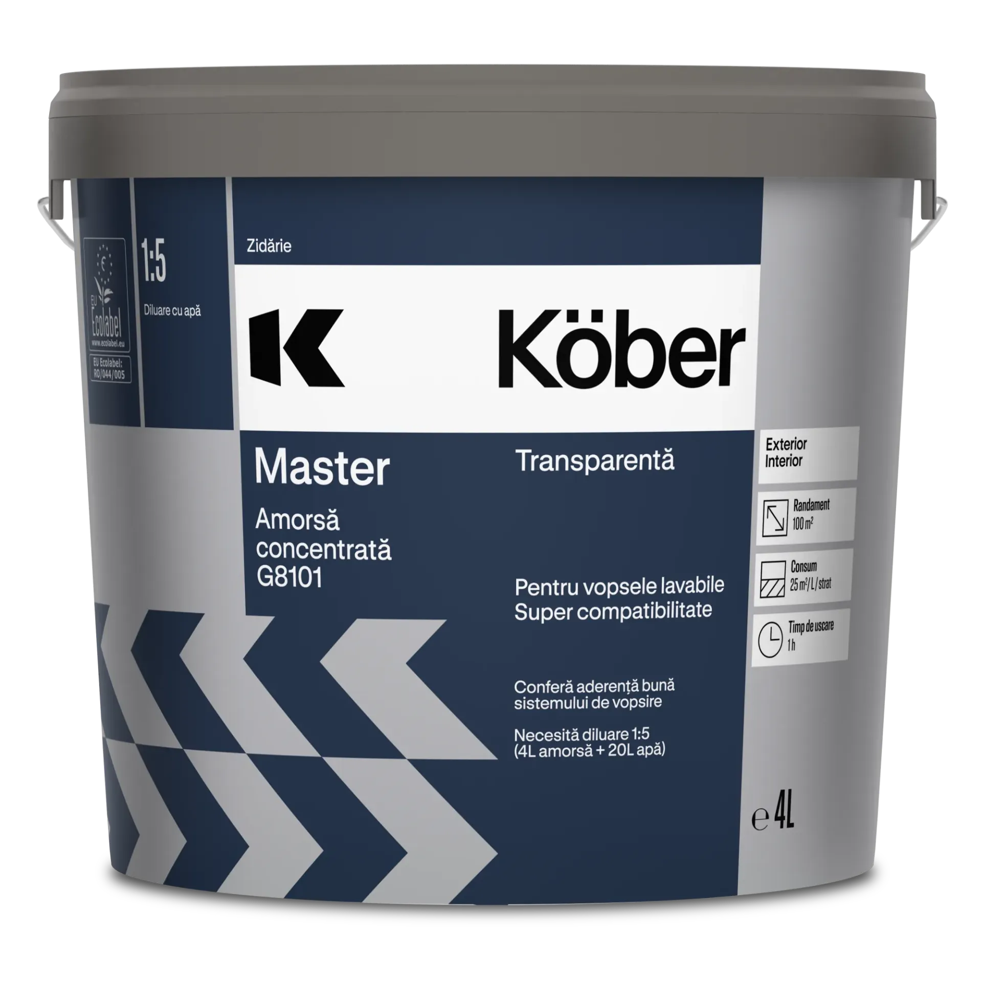 [g8101-p4l] Amorsa zidarie G8101, interior/exterior, 4l Kober