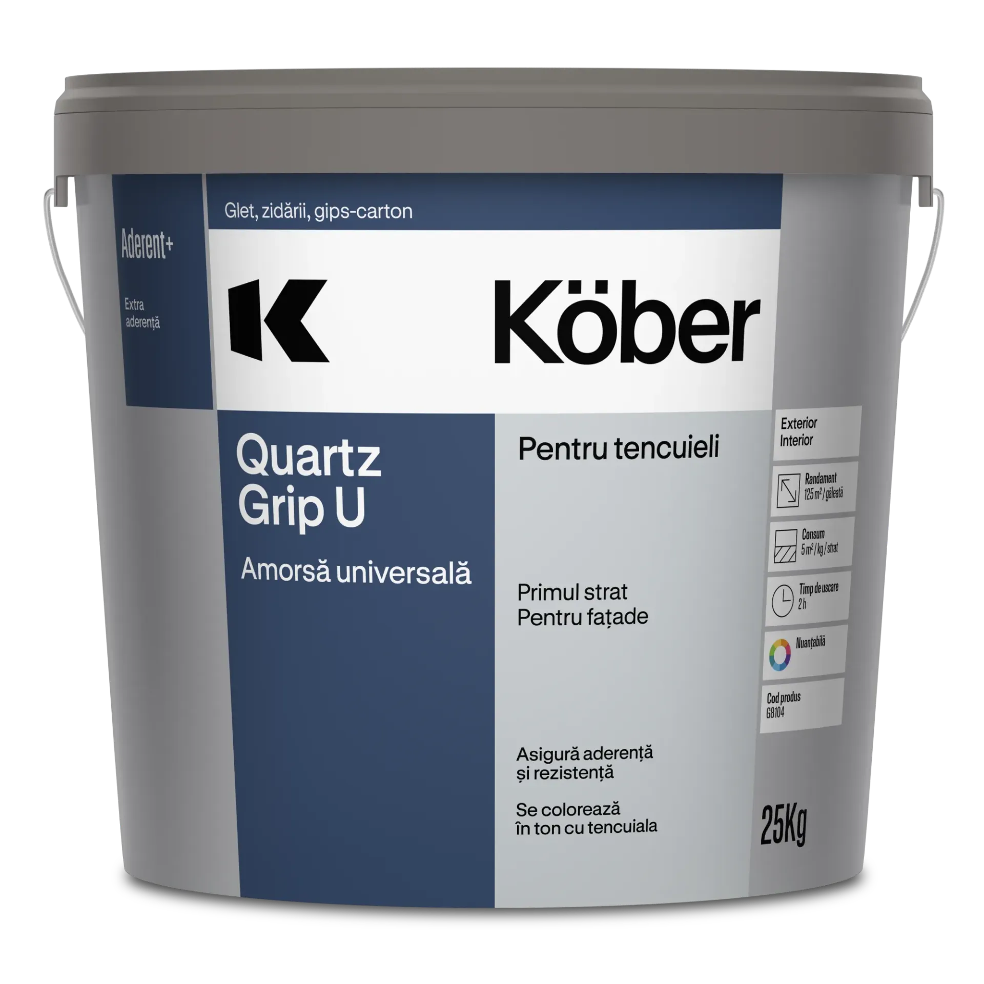 [g8104-p25] Amorsa alba pentru tencuieli G8104 15l Kober