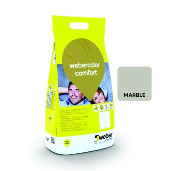 Chit flexibil pentru rosturi de 1-6mm Color Comfort Marble, clasa CG2 A W, sac PE 2kg Weber