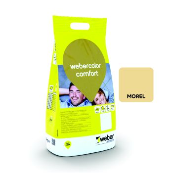Chit flexibil pentru rosturi de 1-6mm Color Comfort Morel, clasa CG2 A W, sac PE 2kg Weber