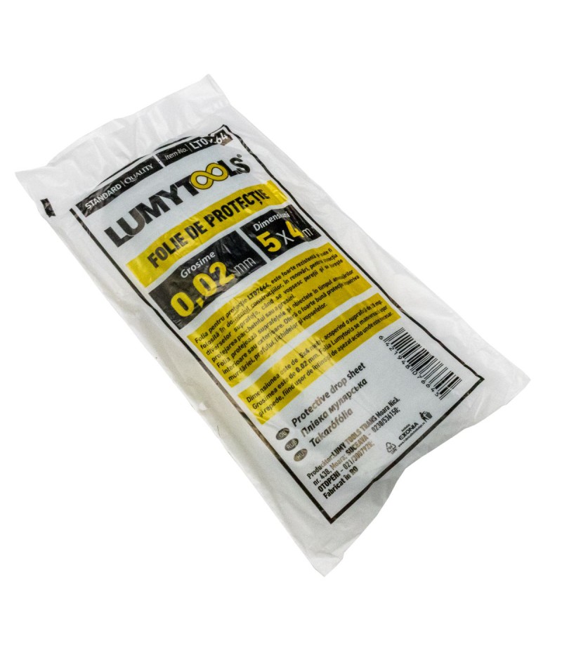 Folie de protectie LT07664 gr-0.02 5x4m Lumytools