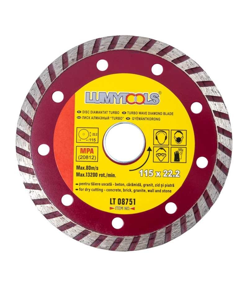 Disc diamantat turbo LT08752 125mm Lumytools