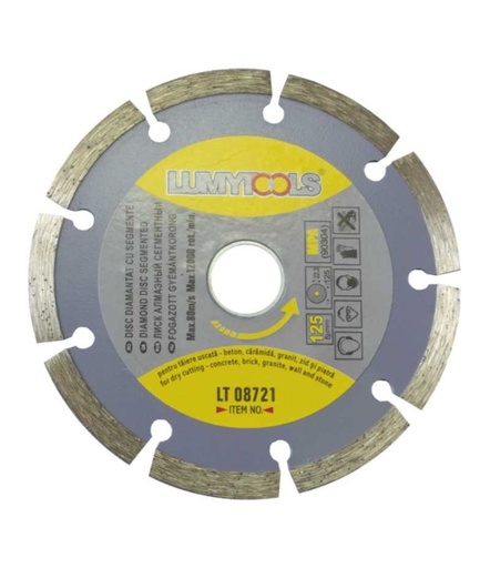 [lt08722] Disc diamantat cu segmente LT08722 180mm taiere uscata Lumytools